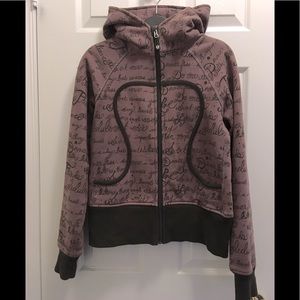 Lululemon Scuba Hoodie Manifesto Script